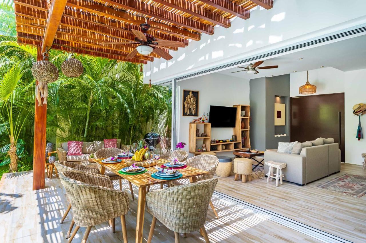 Chic & Mexican Villa, A True Oasis Pool, Security Tulum Exterior photo