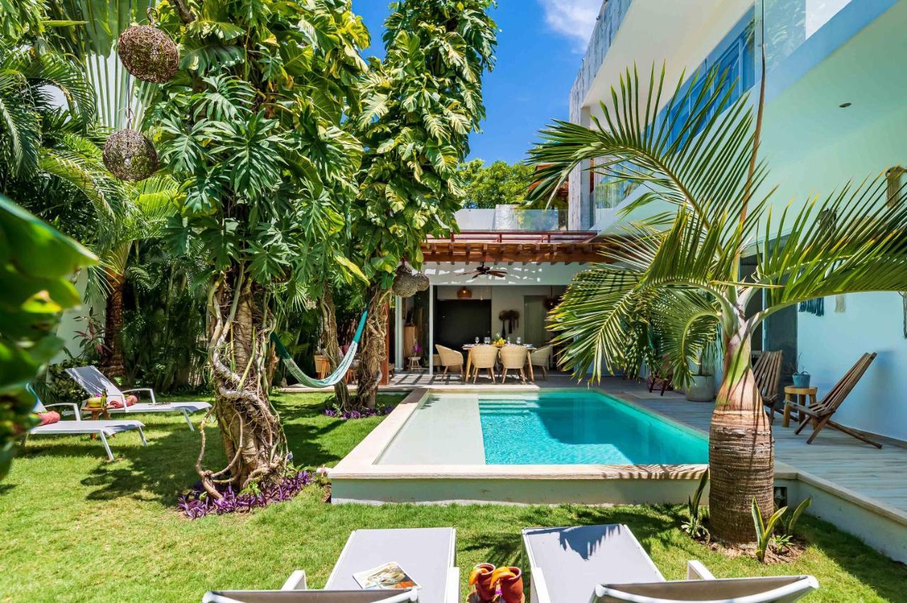 Chic & Mexican Villa, A True Oasis Pool, Security Tulum Exterior photo