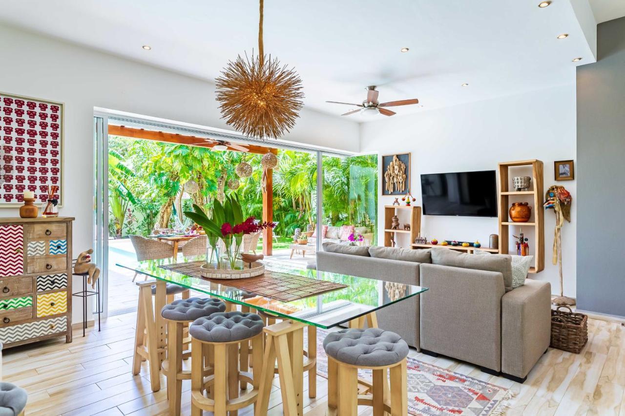Chic & Mexican Villa, A True Oasis Pool, Security Tulum Exterior photo