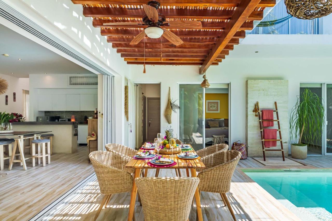 Chic & Mexican Villa, A True Oasis Pool, Security Tulum Exterior photo